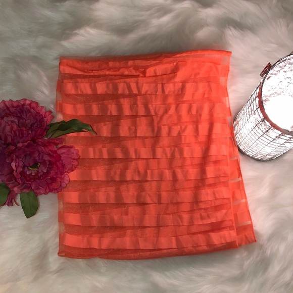 Neon Pink Infinity Scarf - Picture 4 of 5